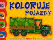 Koloruję pojazdy cz.3. Autor: Brydak Ilona Holeksa - Szłapa. Dadada.pl Okładka książki Koloruję pojazdy cz.3