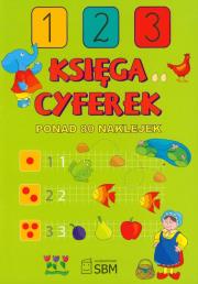 Okładka książki Księga cyferek. Ponad 80 naklejek SBM
