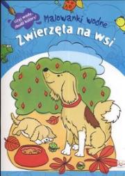 Okładka książki Malowanki wodne. Zwierzęta na wsi