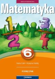 Okładka książki Matematyka SP 6 podr w.2010 OPERON