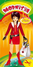 Modnisia Ania. Wycinanka. Autor: praca zbiorowa. Dadada.pl Okładka książki Modnisia Ania. Wycinanka