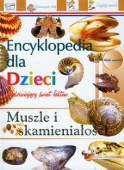 Okładka książki Muszle i skamieniałości Encyklopedia dla dzieci