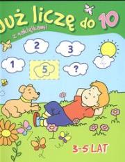 Okładka książki Naklejanki - juz liczę do 10 SIEDMIORÓG