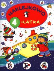 Okładka książki Naklejkowo 4-latka