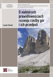 Okładka książki O niektórych prawidłowościach rozwoju rzeźby gór i ich przedpoli