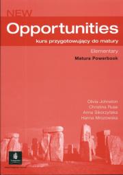 Opportunities Elementary Matura Powerbook. Autor: Johnston Olivia. Dadada.pl Okładka książki Opportunities Elementary Matura Powerbook
