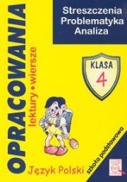Opracowania 4. Autor: Barbara Włodarczyk. Dadada.pl Okładka książki Opracowania 4