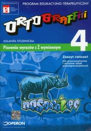 Ortograffiti GIM 4 OPERON. Autor: Studnicka Jolanta. Dadada.pl Okładka książki Ortograffiti GIM 4 OPERON