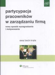 Okładka książki Partycypacja pracowników w zarządzaniu firmą