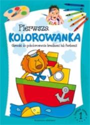 Okładka książki Pierwsza kolorowanka z.1