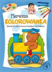 Okładka książki Pierwsza kolorowanka z.4
