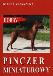 Pinczer miniaturowy. Autor: Joanna Zarzyńska. Dadada.pl Okładka książki Pinczer miniaturowy