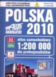 Okładka książki Polska 2010 Atlas samochodowy 1:200000 dla profesjonalistów
