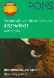 Okładka książki PONS Rozmówki ze słowniczkiem hiszpańskie Last minute