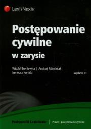 Okładka książki Postępowanie cywilne w zarysie