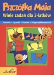 Okładka książki Pszczółka Maja. Wiele zadań dla 3-latków
