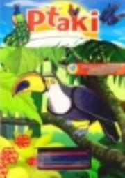 Okładka książki Ptaki. Rysuj z szablonami, ozdabiaj naklejkami