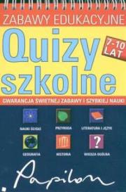 Okładka książki Quizy szkolne Zabawy Edukacyjne