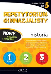 Okładka książki Repetytorium Gimnazjalisty historia GREG