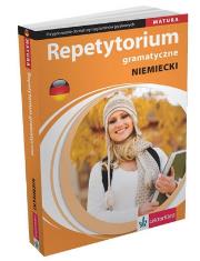 Repetytorium gramatyczne Niemiecki. Autor: Ćwikowska Beata, Jaroszewicz Beata. Dadada.pl Okładka książki Repetytorium gramatyczne Niemiecki