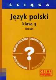 Ściąga - J. Polski LO 3. Autor: Katarzyna Fordon. Dadada.pl Okładka książki Ściąga - J. Polski LO 3