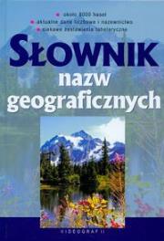 Okładka książki Słownik nazw geograficznych