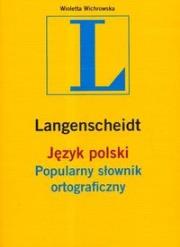 Okładka książki SLOWNIK ORTOGRAFICZNY POPULARNY OM-LANG