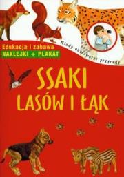 Ssaki lasów i łąk młody obserwator przyrody. Autor: MLODY OBSERWATOR. Dadada.pl Okładka książki Ssaki lasów i łąk młody obserwator przyrody