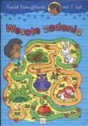 Okładka książki Świat łamigłówek - wesołe zadania 5 lat