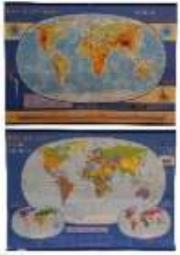 Okładka książki Świat Mapa podręczna fizyczyczno-administracyjna