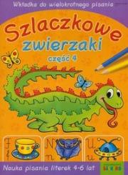 Okładka książki Szlaczkowe Zwierzaki cz. 4 LITERKA