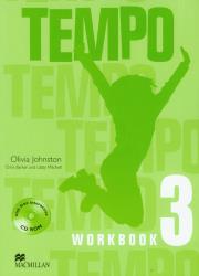 Tempo 3 WB + CD Gratis MACMILLAN. Autor: David Spencer. Dadada.pl Okładka książki Tempo 3 WB + CD Gratis MACMILLAN