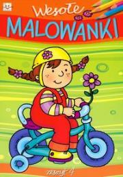 Wesołe malowanki z.4. Autor: praca zbiorowa. Dadada.pl Okładka książki Wesołe malowanki z.4