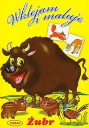 Okładka książki Wklejam i maluję - Żubr