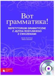 Wot grammatika Repetytorium gramatyczne z języka rosyjskiego z ćwiczeniami + CD. Autor: Chuchmacz Dorota, Ossowska Helena. Dadada.pl Okładka książki Wot grammatika Repetytorium gramatyczne z języka rosyjskiego z ćwiczeniami + CD