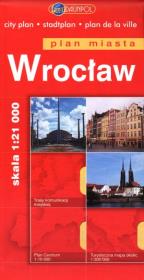 Okładka książki Wrocław. Plan miasta w skali 1:21 000