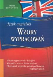 Wzory wypracowań Język angielski. Autor: Lis Elżbieta. Dadada.pl Okładka książki Wzory wypracowań Język angielski