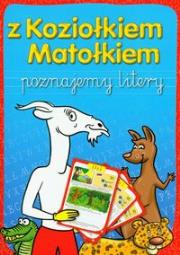 Z Koziołkiem Matołkiem poznajemy litery. Autor: Wydawnictwo Wilga. Dadada.pl Okładka książki Z Koziołkiem Matołkiem poznajemy litery