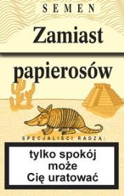 Zamiast papierosów - żółte SEVEN. Autor: Krystyna Wasielczyk. Dadada.pl Okładka książki Zamiast papierosów - żółte SEVEN