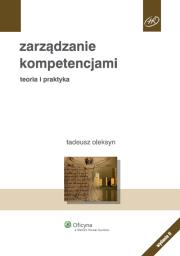 Okładka książki Zarządzanie kompetencjami Teoria i praktyka