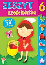 Zeszyt sześciolatka. Autor: Hess-Remuszko Mirella. Dadada.pl Okładka książki Zeszyt sześciolatka
