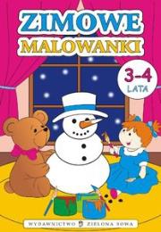 Okładka książki Zimowe malowanki 3-4 lata