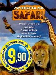 Zwierzęta na safari. Autor: praca zbiorowa. Dadada.pl Okładka książki Zwierzęta na safari