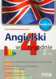 Angielski w 4 tygodnie Etap 2 + CD. Autor: Głogowska Małgorzata, Cook Alan. Dadada.pl Okładka książki Angielski w 4 tygodnie Etap 2 + CD