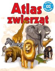 Okładka książki Atlas zwierząt (z naklejkami)