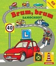 Brum, brum. Samochody (60 naklejek). Autor: Hetman Grzegorz. Dadada.pl Okładka książki Brum, brum. Samochody (60 naklejek)