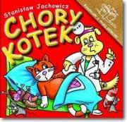 Chory kotek. Autor: Stanisław Jachowicz. Dadada.pl Okładka książki Chory kotek
