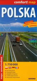 Okładka książki Comfort!map Polska 1:750 000