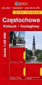 Okładka książki Częstochowa. Kłobuck. Koziegłowy. plan miasta