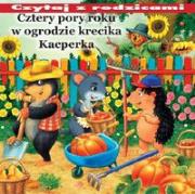 Okładka książki Cztery pory roku w ogrodzie krecika Kacperka